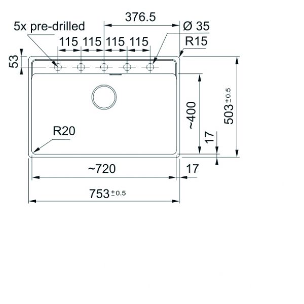 Franke Fragranitbecken MRG 210-72 A Black Matt Handbedienung